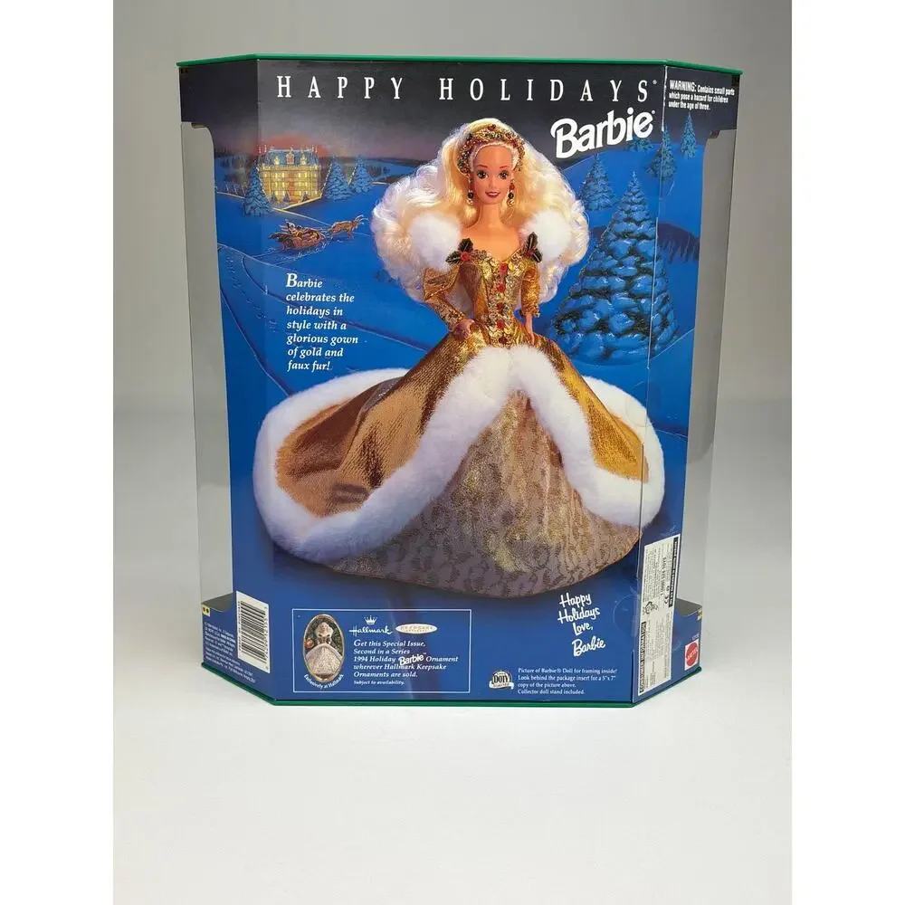 1994 Mattel Happy Holidays Special Edition Barbie Doll Factory Misprint NRFB